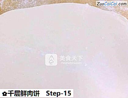 千层鲜肉饼做法第十五步骤