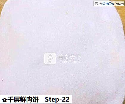 千层鲜肉饼做法第二十二步骤