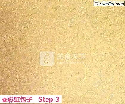 彩虹包子做法第三步骤