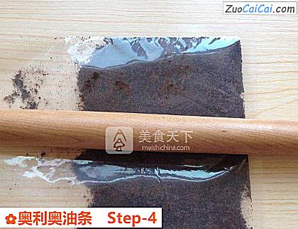 奥利奥油条做法第四步骤