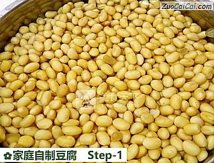 家庭自制豆腐做法第一步骤