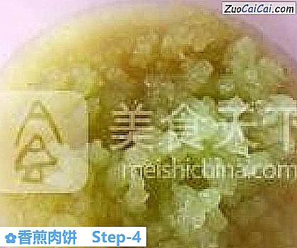 香煎肉饼做法第四步骤