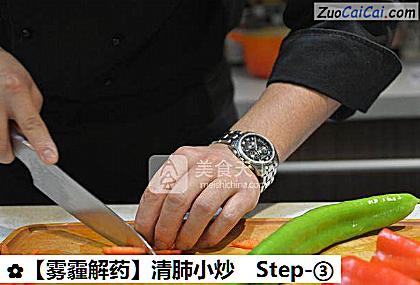 ［雾霾解药］清肺小炒做法第三步骤