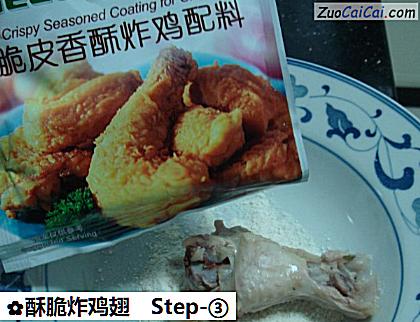 酥脆炸鸡翅做法第三步骤