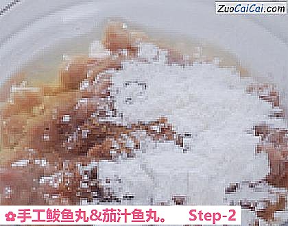 手工鲅鱼丸&茄汁鱼丸做法第二步骤