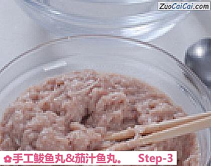 手工鲅鱼丸&茄汁鱼丸做法第三步骤