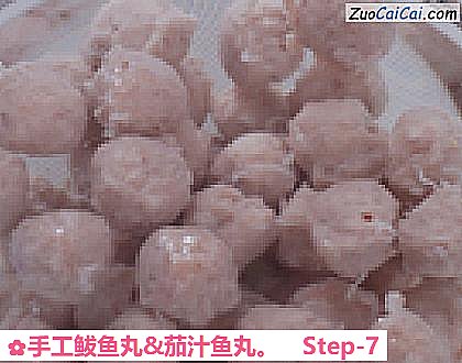手工鲅鱼丸&茄汁鱼丸做法第七步骤