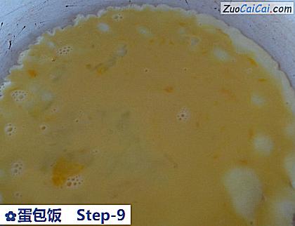 蛋包饭做法第九步骤