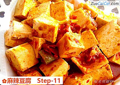 麻辣豆腐做法第十一步骤
