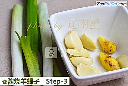 酱烧羊蝎子做法第三步骤