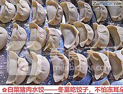 白菜猪肉水饺做法第十步骤
