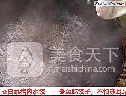 白菜猪肉水饺做法第十一步骤