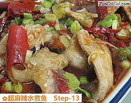 超麻辣水煮鱼做法第十三步骤