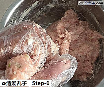 清汤丸子做法第六步骤