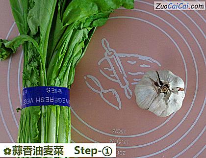 蒜香油麦菜做法第一步骤