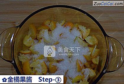 金橘果酱做法第三步骤