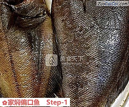 家焖偏口鱼做法第一步骤
