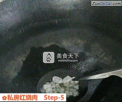 私房红烧肉做法第五步骤