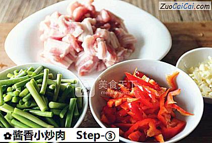 酱香小炒肉做法第三步骤