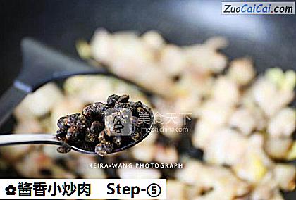 酱香小炒肉做法第五步骤