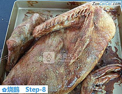 烧鹅做法第八步骤