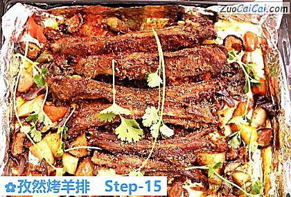 孜然烤羊排成品图2