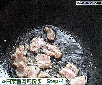 白菜猪肉炖粉条做法第四步骤