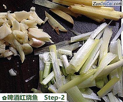 啤酒红烧鱼做法第二步骤