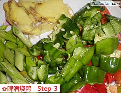 啤酒烧鸭做法第三步骤