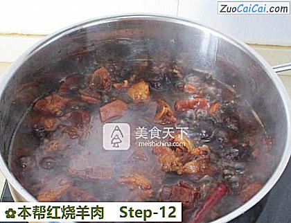 本帮红烧羊肉做法第十二步骤