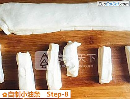 自制小油条做法第八步骤