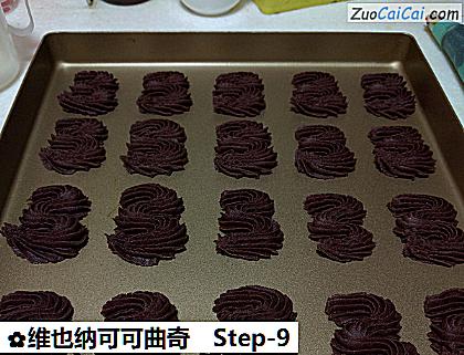 维也纳可可曲奇做法第九步骤