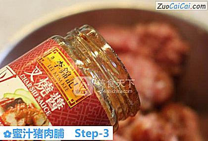 蜜汁猪肉脯做法第三步骤