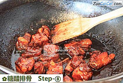 糖醋排骨做法第八步骤