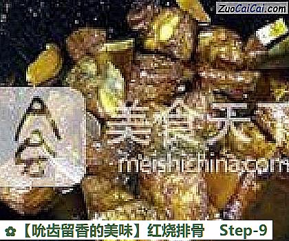 红烧排骨做法第九步骤