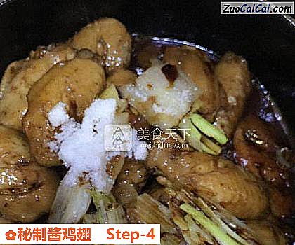 秘制酱鸡翅做法第四步骤