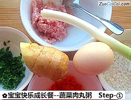 蔬菜肉丸粥做法第一步骤