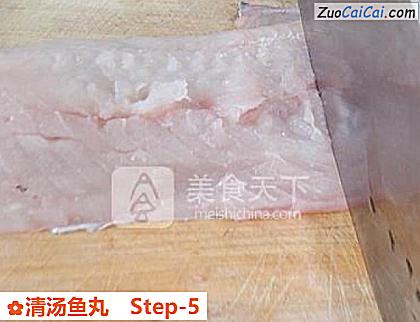 清汤鱼丸做法第五步骤