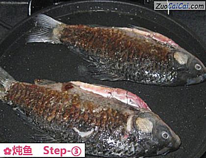 炖鱼做法第三步骤