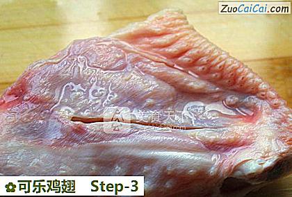 可乐鸡翅做法第三步骤
