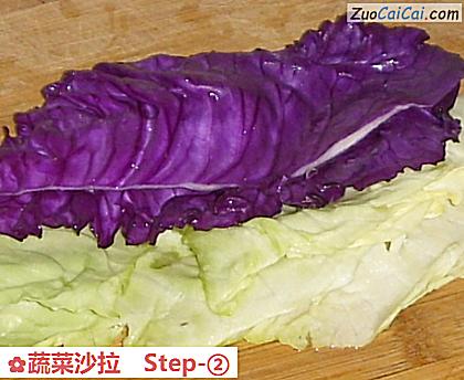 蔬菜沙拉做法第二步骤