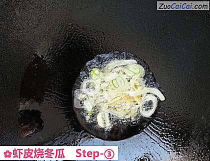 虾皮烧冬瓜做法第三步骤