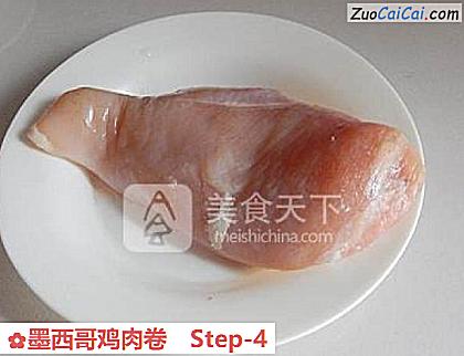 墨西哥鸡肉卷做法第四步骤