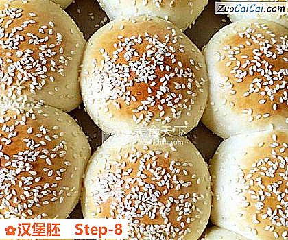汉堡胚做法第八步骤