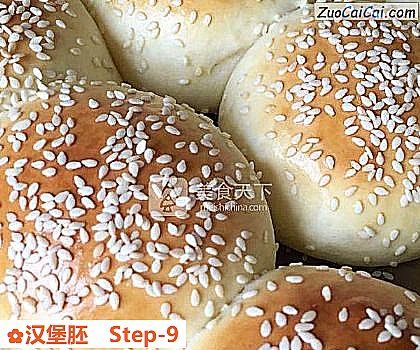 汉堡胚做法第九步骤