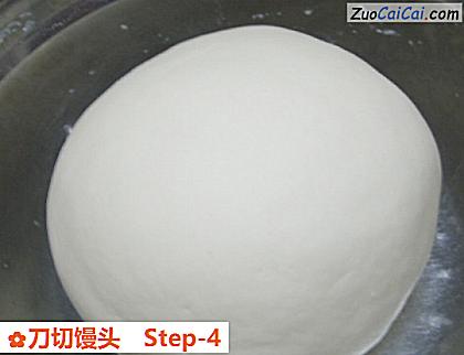 刀切馒头做法第四步骤