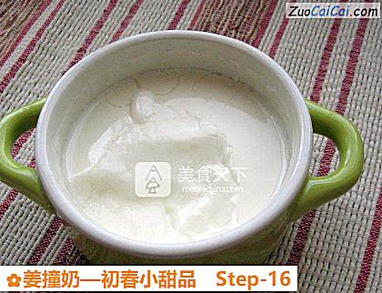 姜撞奶做法第十六步骤