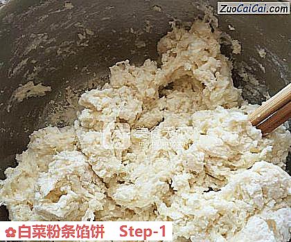白菜粉条馅饼做法第一步骤