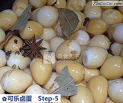 可乐卤蛋做法第五步骤