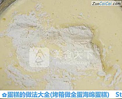 蛋糕大全做法第三步骤
